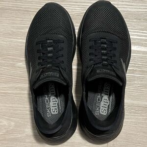 Skechers Women's Black Slip-Ins Go Walk Flex Shoes